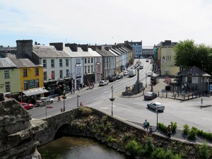 View of Cahir from the Castle