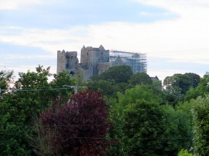 View of Rock of Cashel from our room