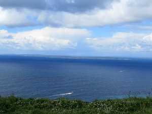 Aran Islands in the distance