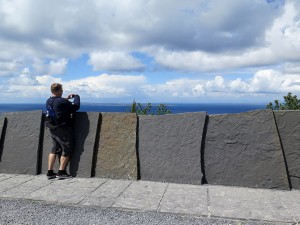 Kevin at the Cliffs