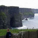 Walking along the cliffs