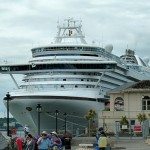 Cruise ship in the harbor (Princess Line)