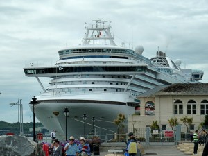 Cruise ship in the harbor (Princess Line)