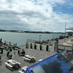 Dock and cruise ship