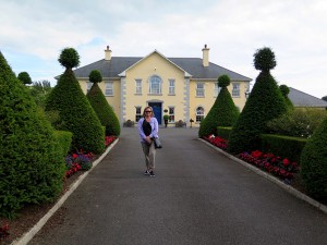 Dawn in the driveway at Aulber House