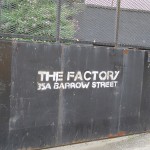 Sign outside The Factory