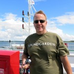 Kevin on the ferry