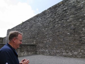 Kevin in the courtyard