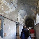 The hallway in the old section of the jail