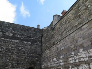 The courtyard, where hangings and executions by firing squad occured