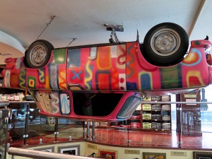 Trabant suspended at Hard Rock