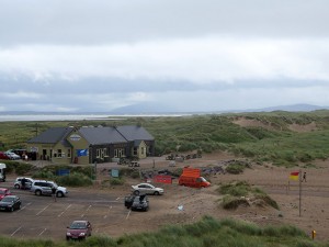 Surf lessons at beach