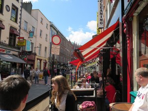 Looking toward Grafton Street from Kehoe's