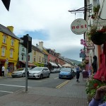 Sitting outside The Wander Inn Pub