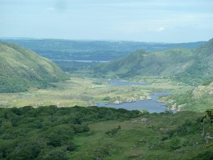 View of Upper Lake from within the park