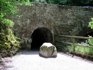 Underpass leading towards the Torq waterfall