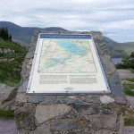 Map of the park at a stopping point in the park