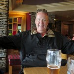 Kevin enjoying a pint in Dingle