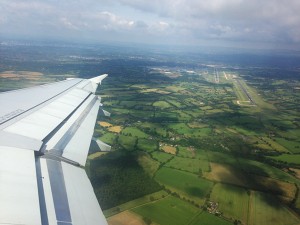 Taking off from Manchester