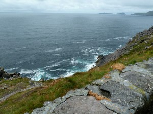 Rocks and water