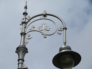 Shamrock streetlamp