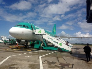 Aer Lingus plane on tarmac