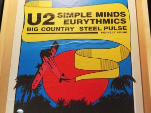 U2 gig poster