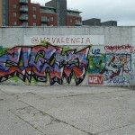 Graffiti on the U2 wall