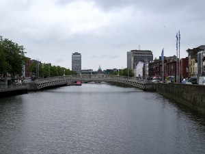 Ha'penny Bridge over the Liffey