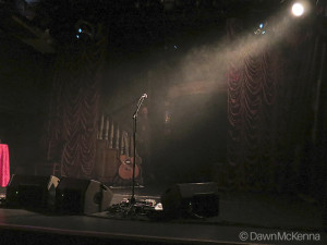 The stage