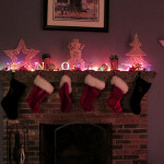 Stockings on mantel