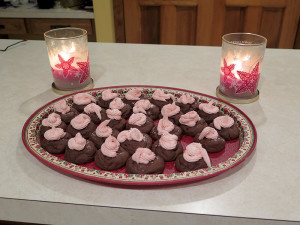 Peppermint mocha cookies