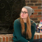 Ashley and one of her new beanies