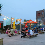 Tables on the patio